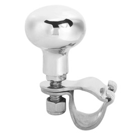 Boat Steering Wheel Knob 316 Stainless Steel Marine Sports Boat Yacht Steering Wheel Spinner Knob Operation, Rustproof 316 Stainless Steel, Fits Most Steering Wheels with Rim Diameter