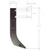 Gannon, Case/Cat/Deere 1 - Gannon Scraper Box Shank with Scarifier