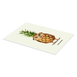 Pineappowl Jonas Loose Poster 20 x 30 cm Green Wall Pictures Wall Decoration