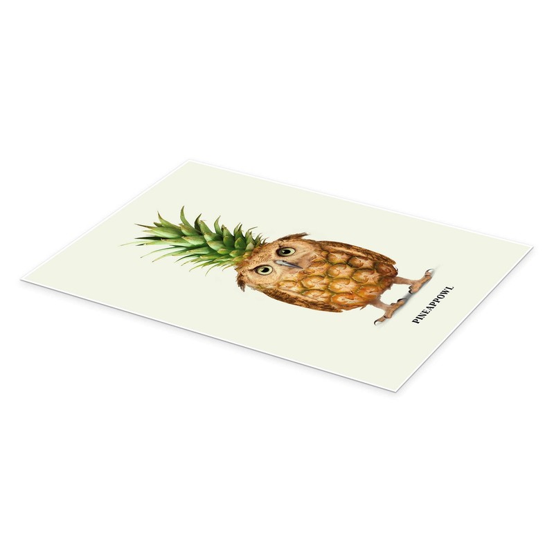 Pineappowl Jonas Loose Poster 20 x 30 cm Green Wall