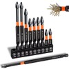 10-Pack 2 Phillips Bits- Phillips Bits #2 Impact Magnetic- PH2