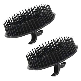 Segbeauty Cepillo de champú de masaje para el cuero cabelludo, cepillo de masaje para el cabello, peine de ducha floriado para limpieza profunda, cepi
