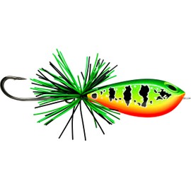 Rapala - Fishing bait BX Skitter Frog Construction balsa/plastic - swimming freshwater bait - surface swimming depth - size 4.5 cm / 7.5 g - made in Estonia - hot peacock bass