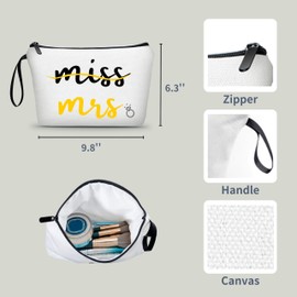 ARIOSEY - Regalos de boda, bolsa de maquillaje, regalos de compromiso para hija, despedida de soltera, bolsa de maquillaje de novia, regalos de despedida de soltera para novia, regalos de registro de