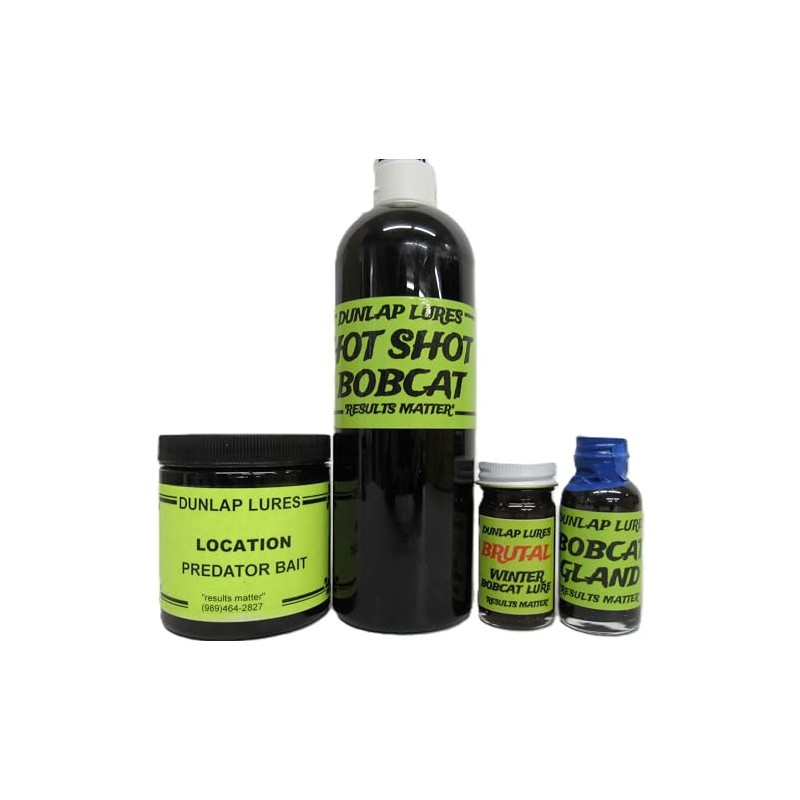 Dunlap's Professional Bobcat Trapping Bait and Lure Kit Dunlap Lures