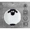 Kawaii Sheep Spoon Rest Ceramic, White Cute Animal Shape Kitchen