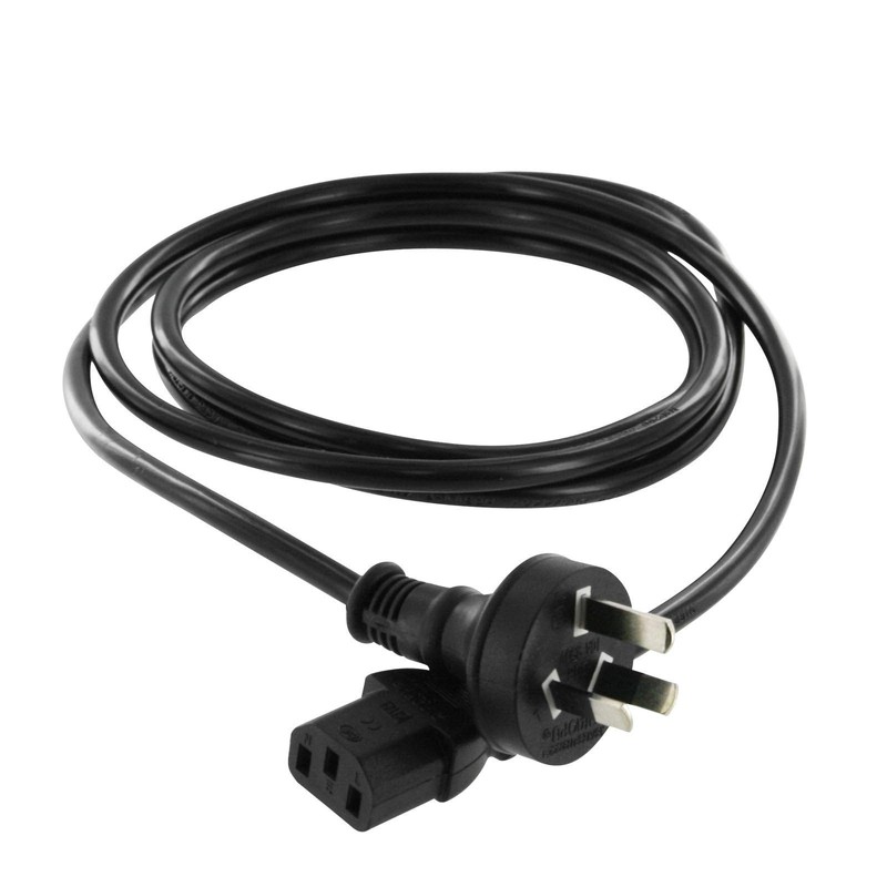 2m AU 3 Pin to IEC Kettle Plug 240V 10A