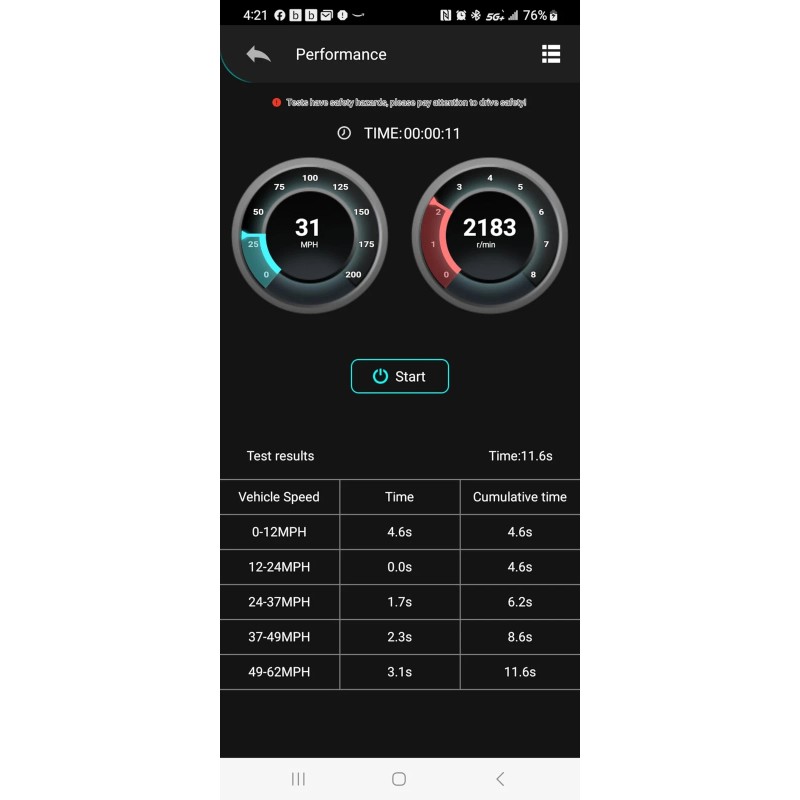 AUTOPHIX OBD2 Scanner Reader Bluetooth Wireless Clear Error Code Live