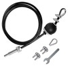 LFJ Fitness Steel Cable, Heavy Duty Steel Wire LAT and