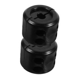 CHILDWEET 2pcs Winch Rope Stopper Durable Rubber Cable Protector for Outdoor Use Enhances Rope Protection Noise Reduction Design Compatible with Various Winch Models for Towing and Heavy