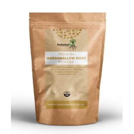 Natures Root Marshmallow Root Powder Supplement - Herbal Remedy for Cough, Digestion, Skin, 100% Pure Althaea Officinalis, Antioxidant-Rich - 250g