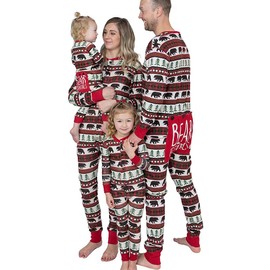 Lazy One Flapjacks, Pajamas for The Dog, Baby & Kids, Teens, and Adults, One Piece Pajamas, Family Matching Christmas Pajamas, Jammies (Bear Fair Isle, 3T)
