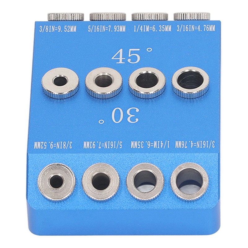 Drill Guide Jig 30 45 90 Degree Aluminum Alloy Angle