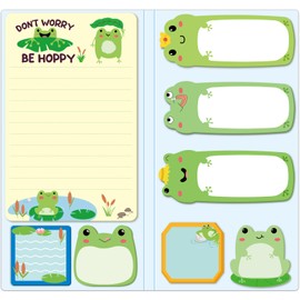 Frog Sticky Notes Set Cute Sticky Notepads 240 Sheets Book Notes Kids Office School Friends Holiday Teacher Small Gifts