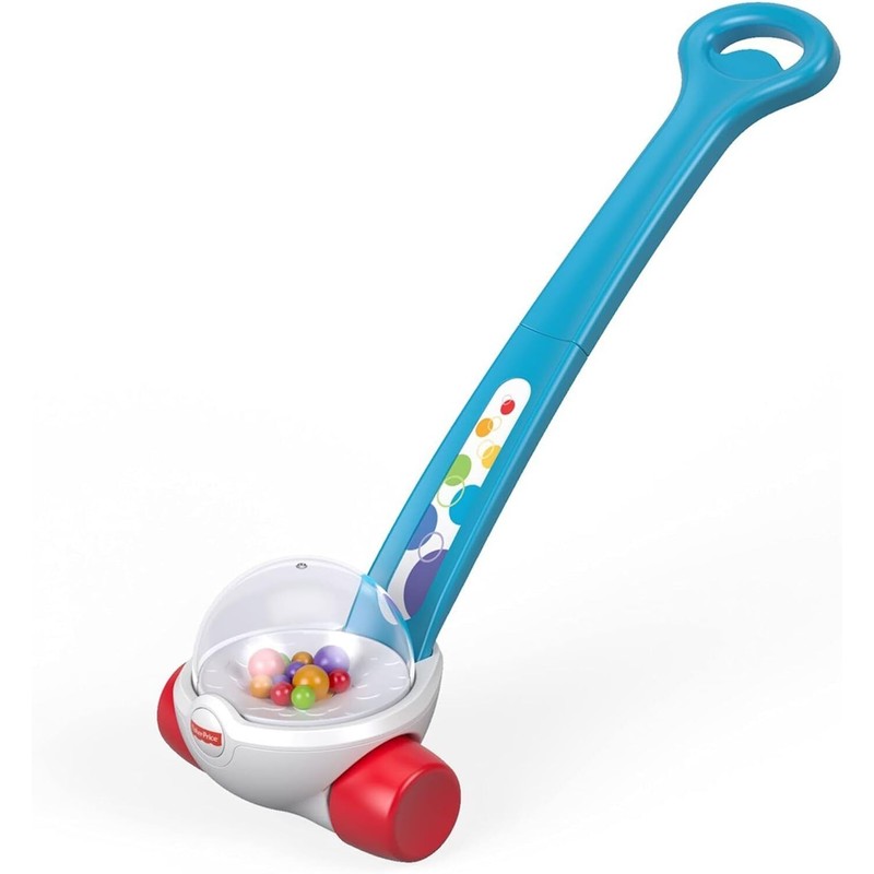 Fisher-Price Infant And Toddler Toy Corn Popper Classic Push-Along 12