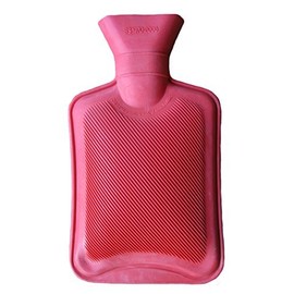 Vagabond Single Side Ribbed Red 1 Litre Hot Water Bottle