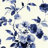 Joules Graham & Brown Boho Bloom Crème Wallpaper, Blue