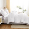 Litanika Comforter Queen Size Set White - 7 Pieces Bed