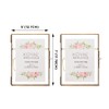 Koyal Wholesale 8Pcs Pressed Glass Floating Picture Frames 5 X