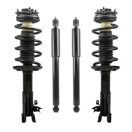 EVERESTWAY Front and Rear Struts Assembly Compatible for Honda Civic/Acura CSX 2006-2011 Coil Spring Shock Absorber 172286 172287 343460