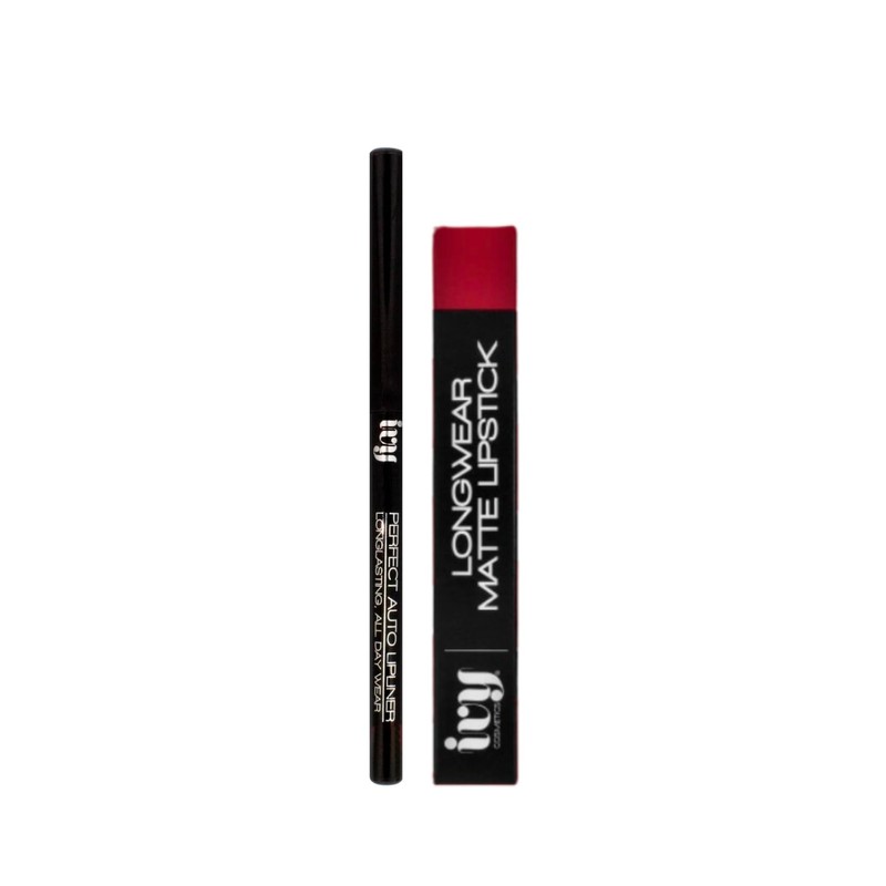 Kit Labial + delineador de labios IVY Ultra mate |