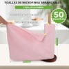 HASTHIP® Rollo de Toallas Microfibra, 50 Paños de Limpieza Reutilizables