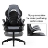 STAPLES Emerge Vortex Bonded Leather Ergonomic Gaming Chair with Lumbar