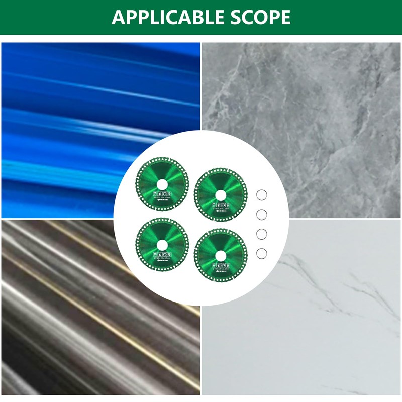 Neyared 4PCS 100mm Angle Grinder Wood Cutting Discs, Metal Glass