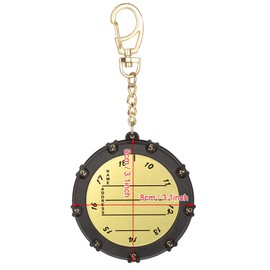 Haosie Contatore punteggio di golf, contatore a 18 fori, contatore di punto da golf, con portachiavi e accessori da golf