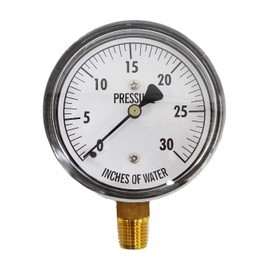 Kodiak Controls KC25-30"H2O Low Pressure Gauge 30" WC
