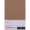 Stationery Place Natural Eco Recycled Brown Kraft Paper A4 130GSM