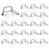 25 Pieces Key Fob Hardware 1 Inch Key Chain Fob