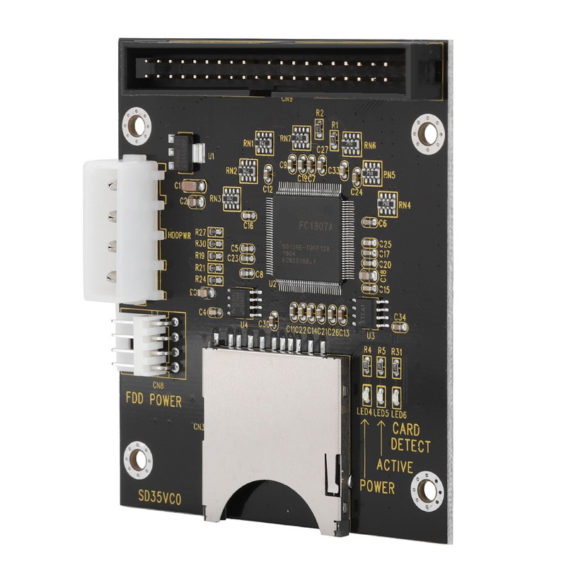 SD Memory Card To 3.5" 40Pin Male IDE Hard Disk