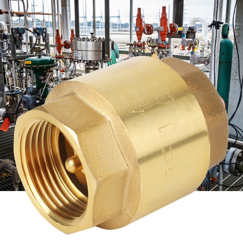 High Accuracy Brass Threaded One Way Non Return Check Valve