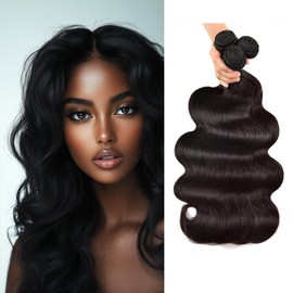 Body Wave Human Hair Bundles 18 20 22 Inch 8a Unprocessed Brazilian Hair Soft and Healthy 100g Per Piece Ideal for Black Women