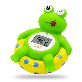 b&h Baby Bath & Room Thermometer - Easy to Read Display | BPA-Free| Fahrenheit or Celsius | Digital Water Temperature Thermometer Floating Bathing Toy Shower Gift for Infant Newborn