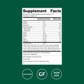 Standard Process SP Complete - Powder Supplement to Aid Muscle Growth & Repair - Immune Health Support with Brussels Sprouts & Calcium - Whole Food-Based Protein Powder Formula - 28 oz, 30 Servings