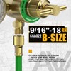 AWLOLWA Oxygen Acetylene Regulator Set, CGA540 and CGA200 Inlet Connection