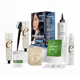 B Life Naturetone Tinte Permanente Sin Amoníaco | Negro Azulado 2.8 | con Aceite de Argán y Jojoba | Suave para el Cuero Cabelludo.