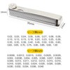 Set of 32 Thickness Gauges Stainless Steel Gap Gauge for