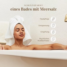 Nakobe Bath Salts - 300g Pomegranate Sea Salt - Luxurious Spa Experience