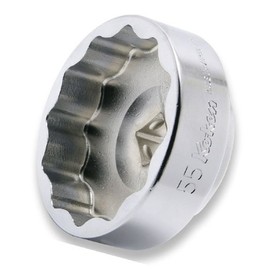 Yamashita Industrial Laboratory Koken 1/2 (0.5 inches (12.7 mm) SQ. 12 Angle Socket for Ducadillia Wheel Nuts 2.2 inches (55 mm) 4405M-55DU