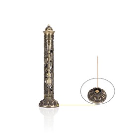 Gugxiom Dragon Incense Holder, Retro Incense Sticks Holder with Small Incense Stick and 3 Incense Sockets of Different Diameters, Incense Stick for Tea Room