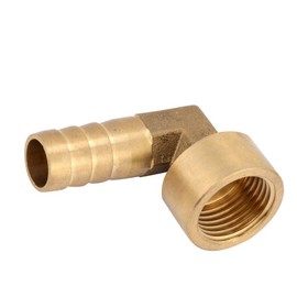 90 Degree Elbow Brass Barb Fitting Female Thread Brass Elbow Hose Barb Coupling Connector Joint Adapter Fitting G1 / 2 (14 mm)