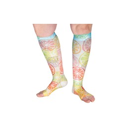 Lymphedivas Paloma Medical Graduated Compression Sock Pair 20-30mmHg (Short Closed-Toe Small)