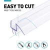 FCSOTSPS Shower Door Bottom Seal, 2 PCS 1/4" x 36"