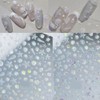 2 Pcs Ocean Nail Stickers for Nail Art, 5D Embossing