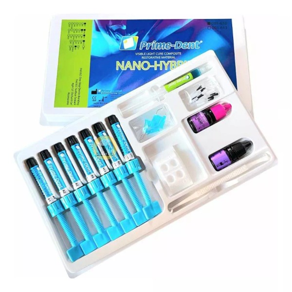 Prime Dent Kit De Resinas Nano Híbrida Prime Dent 7