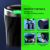 Car Ashtray with Lid, Portable Stainless Steel Ashtray Car with