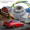 LIZAPUS 2pcs Connector of Turn Signal Socket with Turn Signal